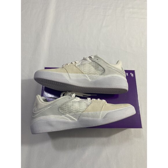 New Mens Size 8 White Nike SB Ishod PRM Skateboarding Shoes DQ4558 111 main image 4